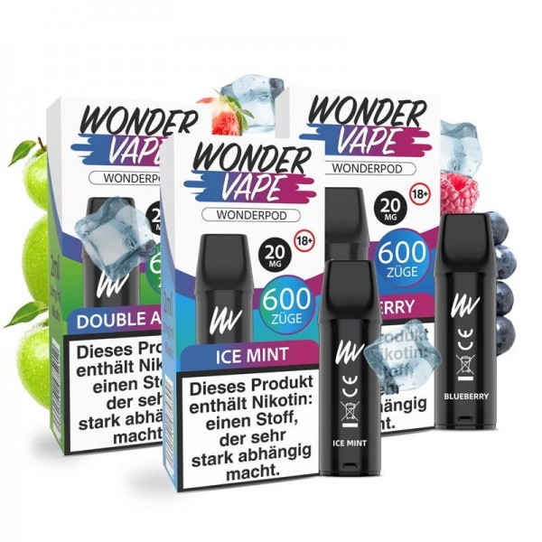 Wondervape Prefilled Pod 20mg - Alle Sorten