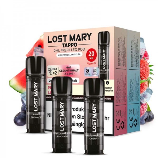 Lost Mary Tappo Prefilled Pods - 20mg - 2 Stück