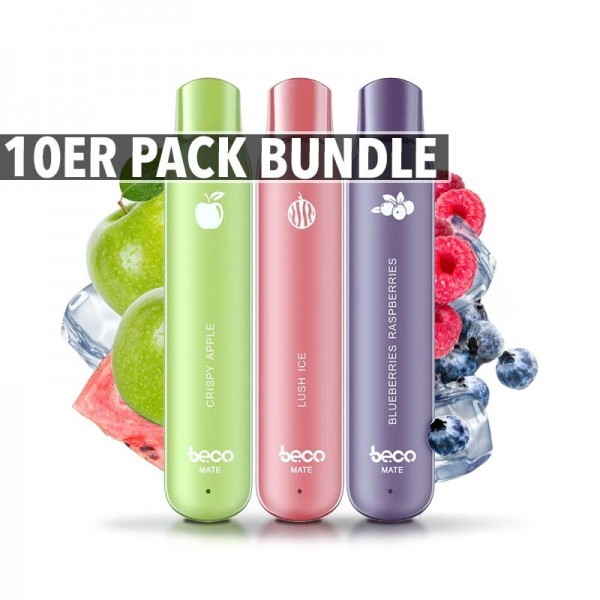 10er Packung - Beco Mate Vape 600 Züge 20mg