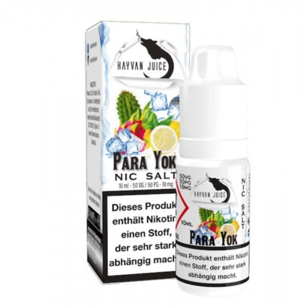 Para Yok NicSalt 18mg 10ml Liquid - Hayvan Juice