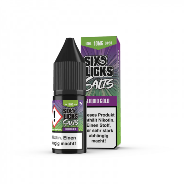 Liquid Gold - Six Licks 20mg Nikotinsalz - 10ml