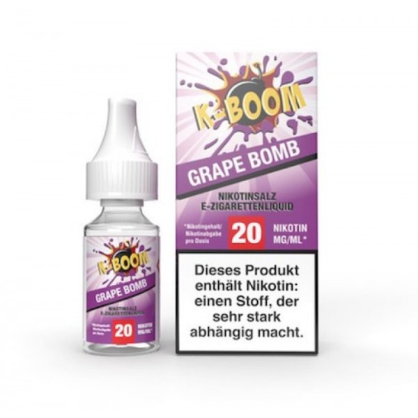 Grape Bomb 20mg NicSalt - K-Boom