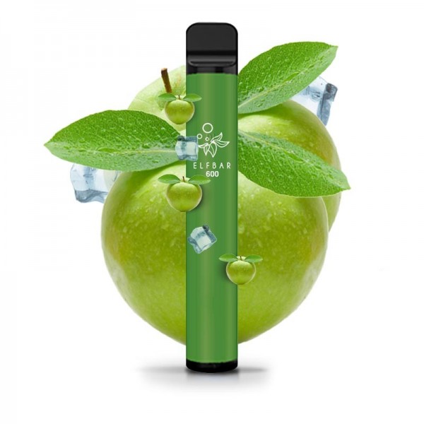 Elf Bar 600 - Green Apple 20mg Einweg E-Zigarette