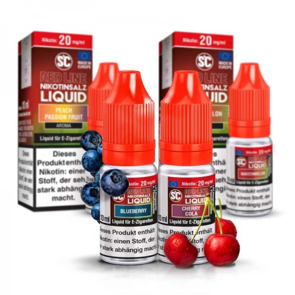 SC NicSalt Liquids Red Line 20mg