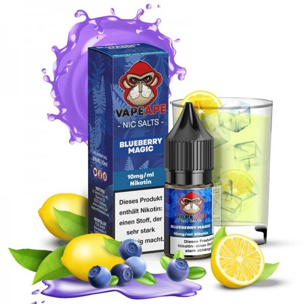 VapeApe Nikotinsalz Liquid - Alle Sorten