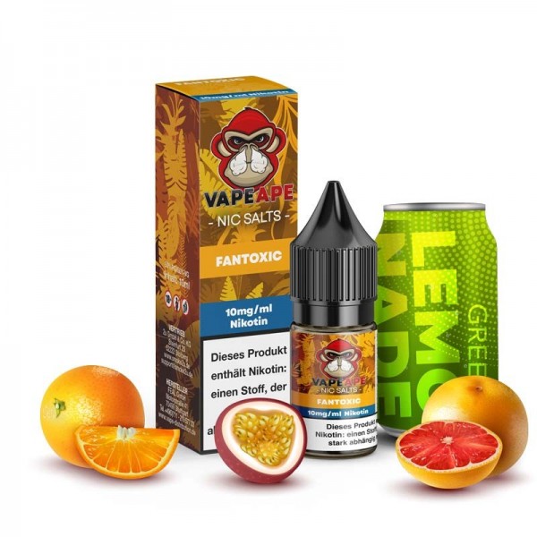 VapeApe Nikotinsalz Liquid - Alle Sorten