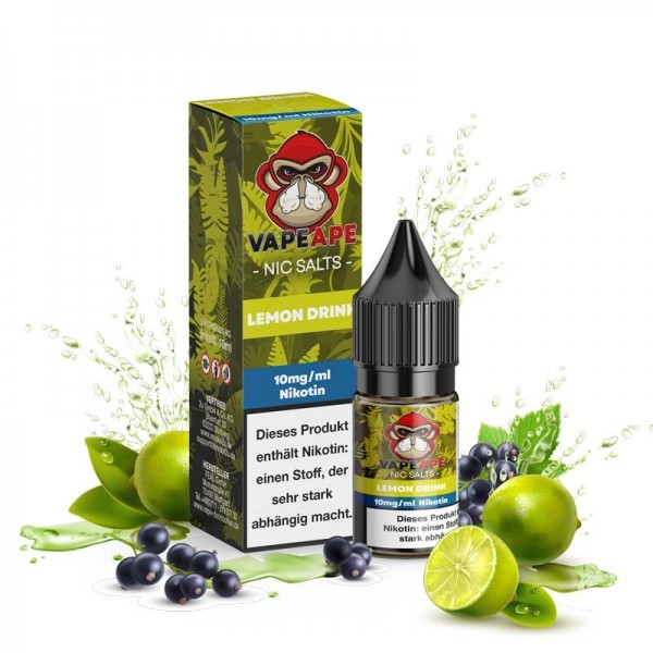 VapeApe Nikotinsalz Liquid - Alle Sorten