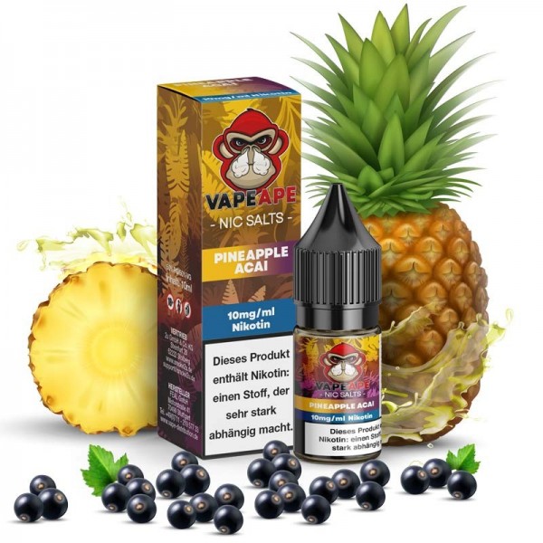 VapeApe Nikotinsalz Liquid - Alle Sorten