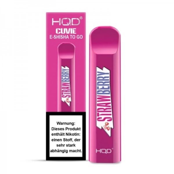 Strawberry - HQD CUVIE Einweg E-Shisha 18mg