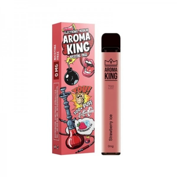 Aroma King 700 Vape Bar E-Shisha Strawberry Ice 0mg ohne Nikotin