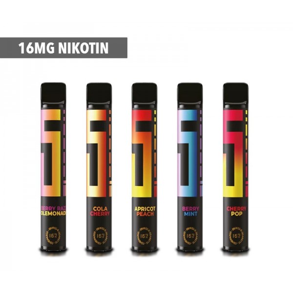 5EL Einweg Vape Pen 16mg 600 Züge