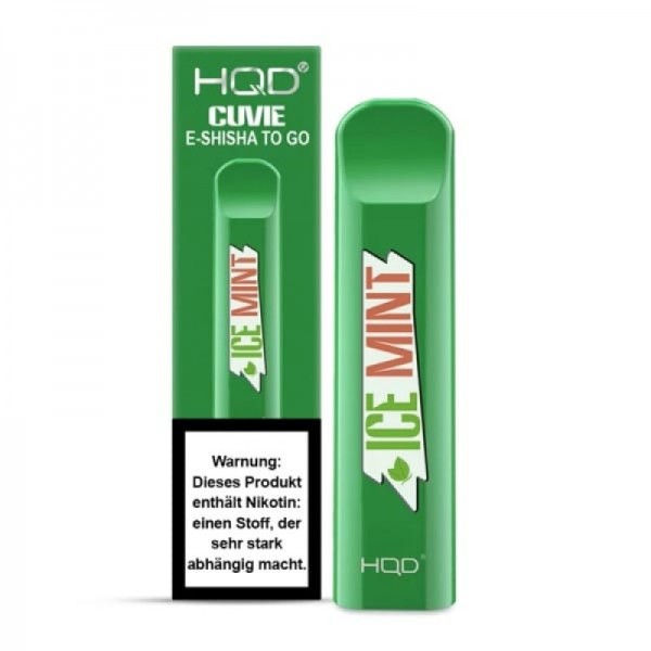 Ice Mint - HQD CUVIE Einweg E-Shisha 18mg