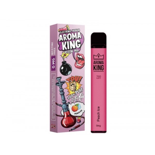 Aroma King 700 Vape Bar E-Shisha Peach Ice 0mg ohne Nikotin