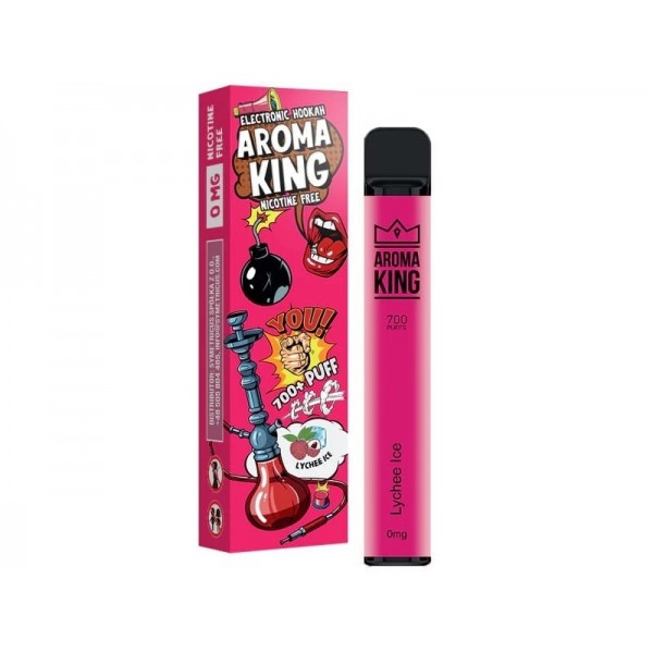 Aroma King 700 Vape Bar E-Shisha Lychee Ice ohne Nikotin