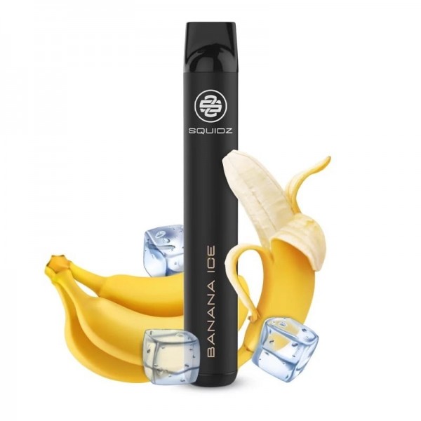 Squidz Banana Ice Einweg E-Shisha Vape Bar 700 Züge 20mg