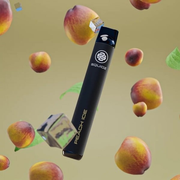 Squidz Peach Ice Einweg E-Shisha Vape Bar 700 Züge 20mg