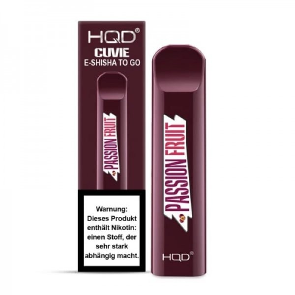 Passionfruit - HQD CUVIE Einweg E-Shisha 18mg