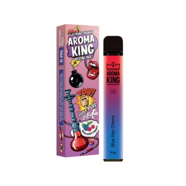 Aroma King 700 Vape Bar E-Shisha Blue Raspberry Cherry 0mg ohne Nikotin