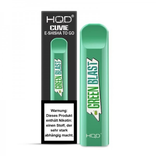 Green Blast - HQD CUVIE Einweg E-Shisha 18mg