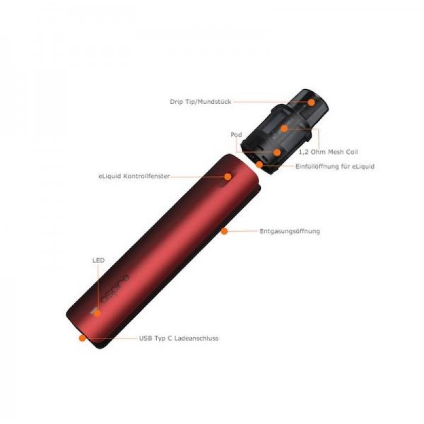 Aspire Oby 2ml Starter Set Pod System 500mAh