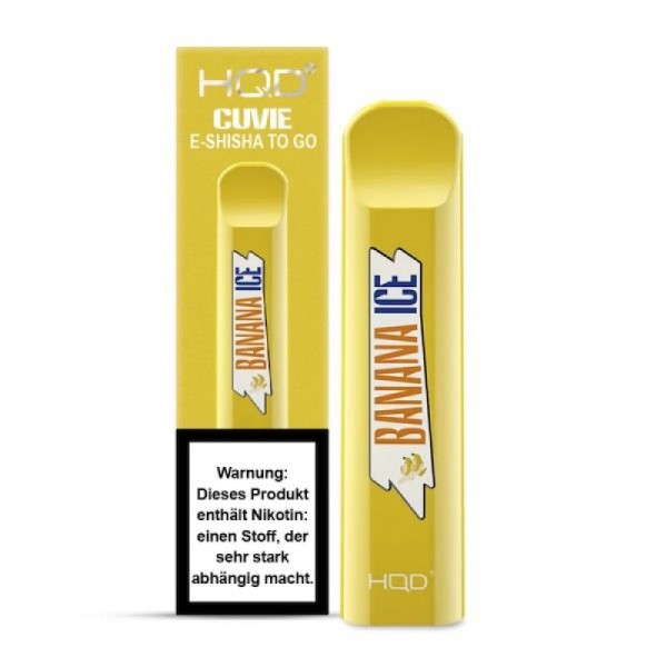 Banana Ice - HQD CUVIE Einweg E-Shisha 18mg