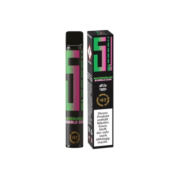 5EL Einweg Vape Pen 0mg 600 Züge