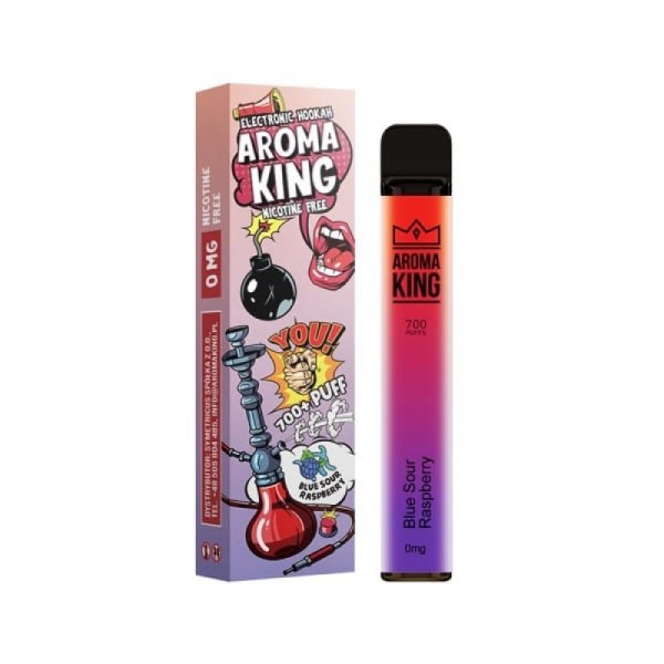 Aroma King 700 Vape Bar E-Shisha Blue Sour Raspberry 0mg ohne Nikotin