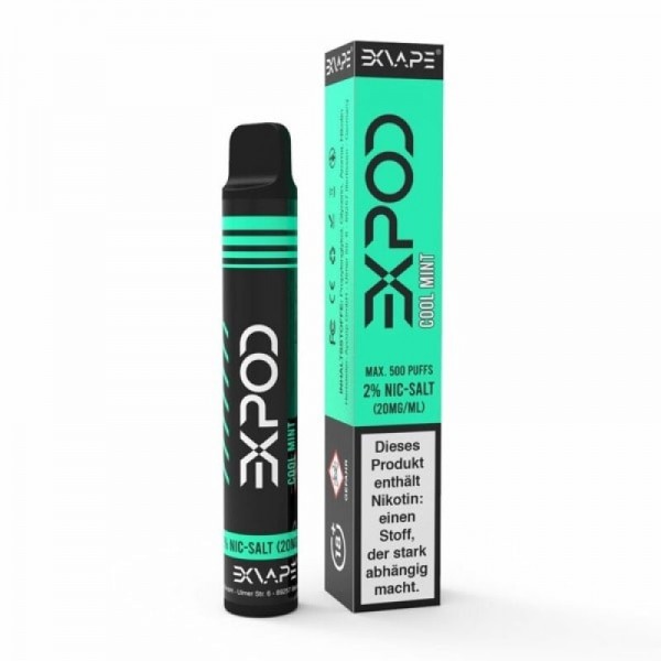 Expod Vape Einweg E-Zigarette 20mg 500 Züge