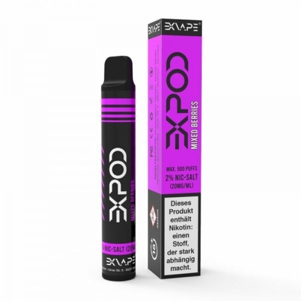 Expod Vape Einweg E-Zigarette 20mg 500 Züge