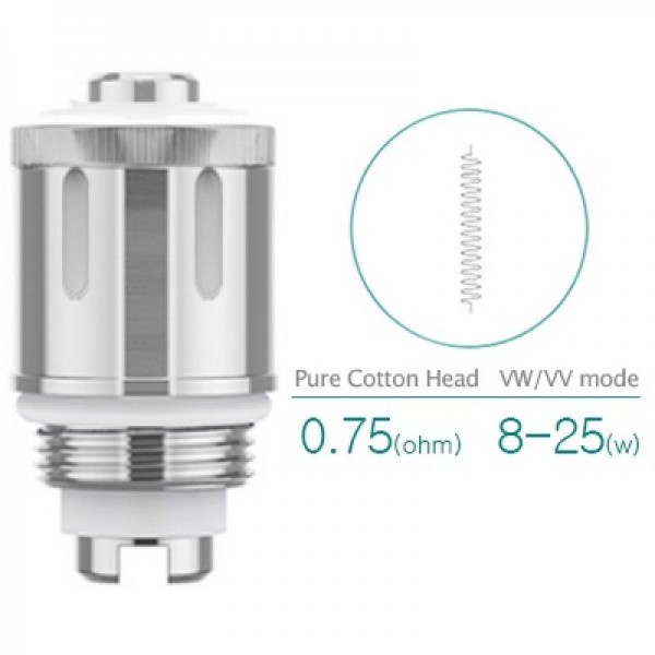 5x Eleaf - GS Air Ersatzcoil - 0.75 Ohm / 1.5 Ohm / 1.2 Ohm P