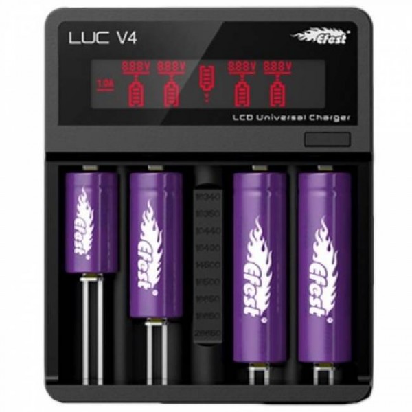 Efest - LUC V8 LCD Ladegerät mit 8 Schächten