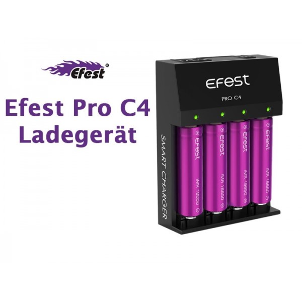 Efest Pro C4 Ladegerät