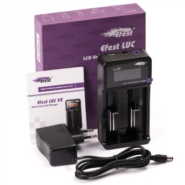 Efest - LUC V2 Ladegerät - für 3.6V - 3.7V Li-Ion Akkus