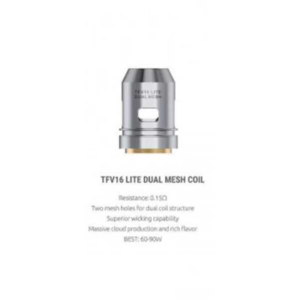 Smok TFV16 Lite Dual Mesh Coils 0.15 Ohm 3er Pack