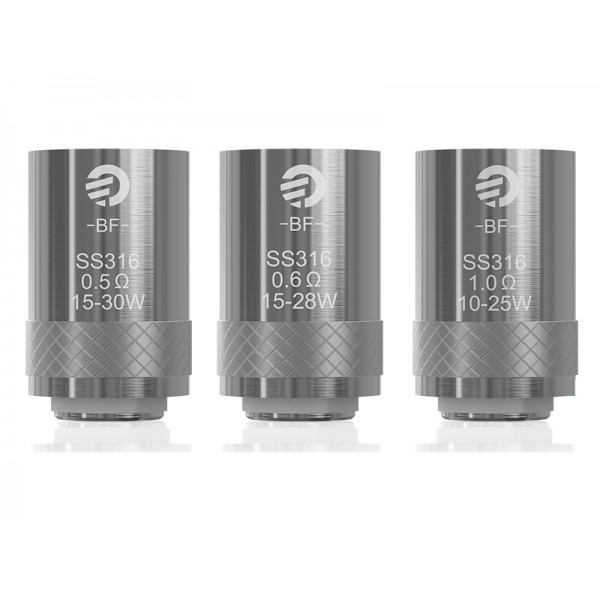 5x Joyetech - BF Atomizer Head - SS316 0.5 Ohm / SS316 1.0 Ohm / SS316 0.6 Ohm