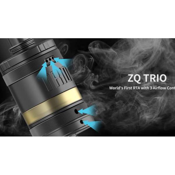 ZQ Trio MTL RTA Verdampfer Selbstwickler Tank